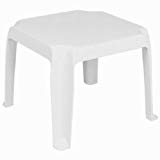 Cheap Compamia Sunray Resin Square Side Table White SET OF 2
