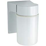 Sunlite ODI1065 4-Inch Incandescent Wall Mount Jar Outdoor Fixture, White Finish with White Glass Review