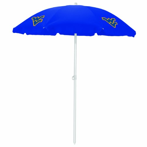 Cheap PICNIC TIME NCAA West Virginia Mountaineers Portable Sunshade Umbrella