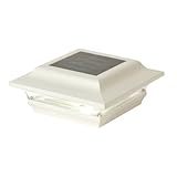 White Aluminum Imperial Solar Post Cap – Size 4×4″