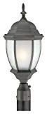 Thomas Lighting PL901063 Covington Outdoor Post Lantern, Painted Bronze For Sale