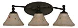 Cheap Toltec Lighting 593-DG-751 Capri 3 Light Bath Bar with 7″ Frosted Crystal Glass, Dark Granite Finish Cheap Toltec Lighting 593-DG-751 Capri 3 Light Bath Bar with 7″ Frosted Crystal Glass, Dark Granite Finish