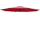 Umbrella Cover Canopy 13ft 8 Rib Patio Replacement Top Outdoor-Burgundy Review