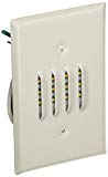 Elco Lighting ELST65W 120V LED Mini Step Light with Louvered Faceplate Elco Lighting ELST65W 120V LED Mini Step Light with Louvered Faceplate
