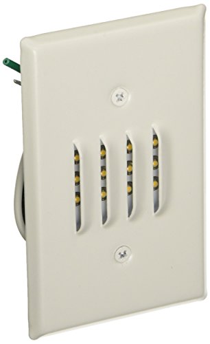 Elco Lighting ELST65W 120V LED Mini Step Light with Louvered Faceplate
