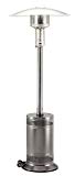 Patio Comfort Model PC02JSV Liquid Propane Portable Patio Heater with Jet/Silver Vein Finish and Push Button Ignition