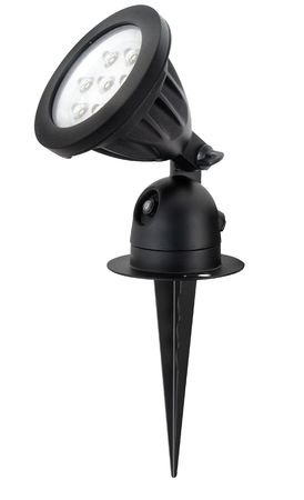 LumaPro 6MPD4 Landscape Light, Flood, 120VAC, 7W, LED