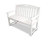 Cheap Trex Outdoor Furniture TXB48CW 48-Inch Yacht Club Bench, Classic White