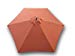 Formosa Covers 9ft Umbrella Replacement Canopy 6 Ribs in Terra Cotta (Canopy Only)