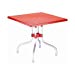 Compamia Forza Red Square Folding Table 31 Inch