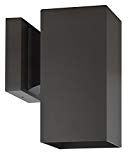Luminance F6891-44 Contemporary 1 Incandescent Light Square Exterior Oil Bronze Finish For Sale Luminance F6891-44 Contemporary 1 Incandescent Light Square Exterior Oil Bronze Finish For Sale