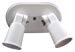 Lampholder , Double, Wht, PAR38, 2-150W