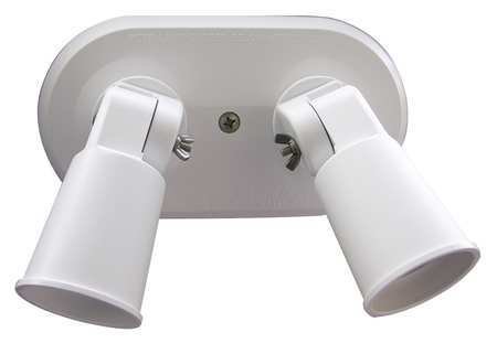 Lampholder , Double, Wht, PAR38, 2-150W