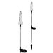 Lighthouse Solar Light Garden Stakes LED Multi-Color Changing Path Light Outdoor Decorative Figurines, Pack of 2
