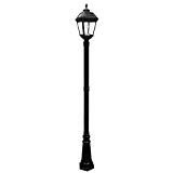 Cheap Gama Sonic Imperial Bulb Solar Outdoor Lamp Post GS-97B-S – Black Finish