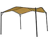 Mefo garden 12 x 12 ft Outdoor Patio Swan Gazebo Canopy for Backyard, Iron, 250gsm Polyester Canopy, Beige Review