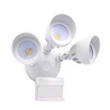 Bobcat LED Flood Lights 36 Watts 270 deg Motion Activated Outdoor Security Lights Three Head 3000 lumens 5000K White Review Bobcat LED Flood Lights 36 Watts 270 deg Motion Activated Outdoor Security Lights Three Head 3000 lumens 5000K White Review
