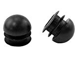 Cheap Sunniland Patio 7/8 Round Insert Chair Leg Glide Protectors | Black | Pack of: 25