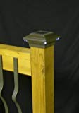 Aurora Deck Lighting Aries Solar 3.5 Inch Post Cap Deck Light, Bronze SPW5035 For Sale
