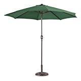 CASTLECREEK 9′ Market Patio Umbrella, Hunter Green