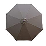 Formosa Covers 9ft Umbrella Replacement Canopy 8 Ribs in Cocoa (Canopy Only) Review