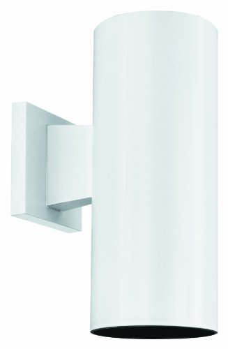 Thomas Lighting SL92708 Outdoor Essentials Wall Lantern, Matte White
