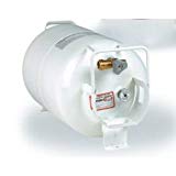COOKE Manchester Tank 10487TC ACME/OPD HORIZ. W/GAUGE- 5 Gallon / 20lb Horizontal Propane Tank for Fire Tables, Fire Pits, and Patio Heaters For Sale