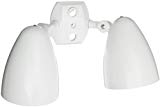 RAB Lighting HB2W HB1 Bullet Shaped Dual Floodlight Kit, PAR38 Type, Aluminum, 300W Power, White, Hardwired For Sale