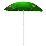 Cheap PICNIC TIME NCAA Miami Hurricanes Portable Sunshade Umbrella