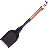 USA Best Wooden Fireplace Shovel – 18″ Ash Shovel or Coal Shovel with Wood Handle and Leather Tie