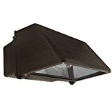 Hubbell Outdoor WGL400S 400-watt High Pressure Sodium Wallpack with Lamp, Full Cut-Off and Quad-Tap Ballast, Bronze