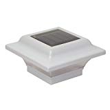 Classy Caps SL082W 2.5×2.5 Imperial Solar Post Cap – 2 Pack/White Classy Caps SL082W 2.5×2.5 Imperial Solar Post Cap – 2 Pack/White