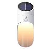 Cheap TBMARS Solar Lights Outdoor, Solar LED Outdoor Wall Lights, Motion Sensor Security Light, Waterproof Solar Lights for Front Door, Backyard, Garage, Porch (White)
