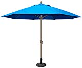 Tropishade 11′ Sunbrella Patio Umbrella with Royal Blue Cover For Sale