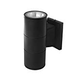 ONEVER COB 6W LED Cylinder Wall Sconce Wall Mounted Up Down Light (Cool White) Review