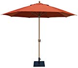 Cheap Tropishade 11′ Sunbrella Patio Umbrella with Red Brick Cover