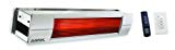 SUNPAK Model S34 S TSR Two Stage Remote 25,000 to 34,000 BTU Infrared Outdoor Patio Heater (Natural Gas, Stainless Steel Casing w/Stainless Steel Front Fascia Kit) For Sale