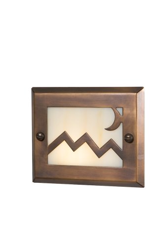Highpoint Deck Lighting HP-744R-MBR Pikes Peak 12-Volt Recessed Outdoor Deck and Step Light Fixture, Antique Bronze For Sale