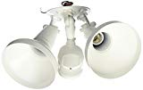 EATON Lighting MS185RW 180 Degree 300W PAR Motion Security Floodlight with Reflectors, White