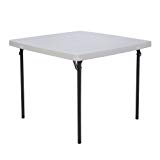 Lifetime 22315 Folding Square Card Table, 37 Inch Top, White Granite Lifetime 22315 Folding Square Card Table, 37 Inch Top, White Granite