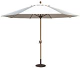 Tropishade 11' Sunbrella Patio Umbrella Antique White Cover Tropishade 11' Sunbrella Patio Umbrella Antique White Cover