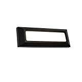 Electric LED Step Deck Lights Stair Light ZONK Outdoor Indoor Wall Mount Landscape Stairway Lighting, 120V, Black