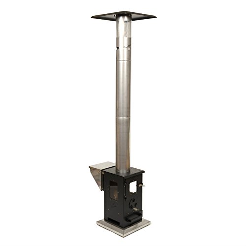 Wood Pellet Outdoor Patio Heater – Propane Alternative, Portable, No Smoke, 72,000 BTU’s, 10 Ft Heating Radius, Enclosed Flame Perfect for Patios, Backyards, Decks, and Camping (Lil Timber) Review