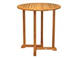 Three Birds Casual Oxford Round Dining Table, 36-Inch For Sale