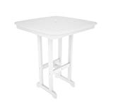 Cheap POLYWOOD NCBT37WH Nautical Bar Table, 37-Inch, White