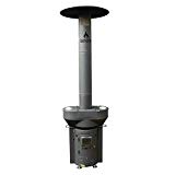 Cheap Q-Stoves 76 inch 106,000 Maximum BTU Wood Pellet Outdoor Heater- Q-Flame 3X The Heat at a Fraction of The Cost of Traditional Propane Heaters