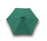 9ft Umbrella Replacement Canopy 6 Ribs in Green (Canopy Only) Review