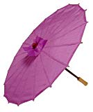 Just Artifacts Brand – 21″ Silk Parasol Chinese/Japanese Umbrella – Color Purple Review