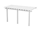 Heritage Patios Aluminum Pergola – 20 ft. W x 10 ft. D (White / 10 lb Roof Load) For Sale