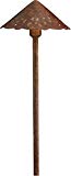 Kichler Lighting 15843TZT LED Decorative Hammered Roof Low Voltage Landscape Path and Spread Light, Textured Tannery Bronze For Sale